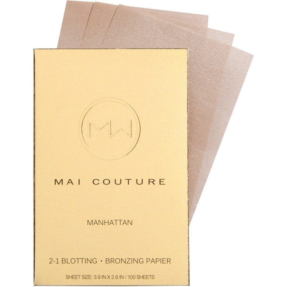 Mai Couture 2 in 1 Blotting/Bronzing Papier in Manhattan